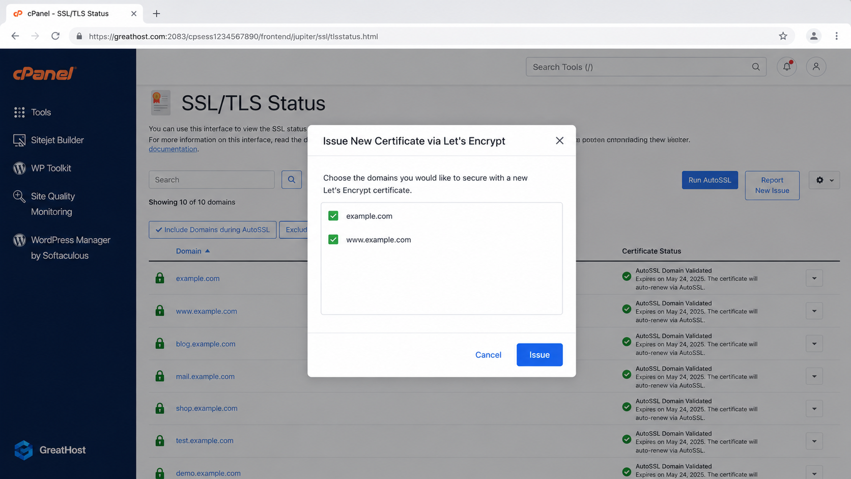 How to Install Free SSL in cPanel using Let's Encrypt