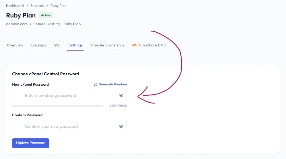 How to Reset Your cPanel Password